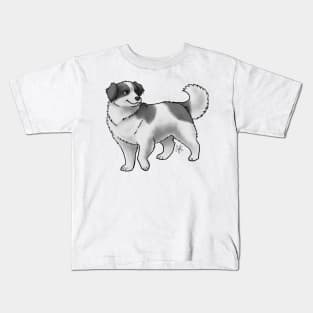 Dog - Tornjak - Black and White Kids T-Shirt